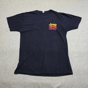 Jeep Shirt Womens Large Blue Casual Automotive - Picture 1 of 8