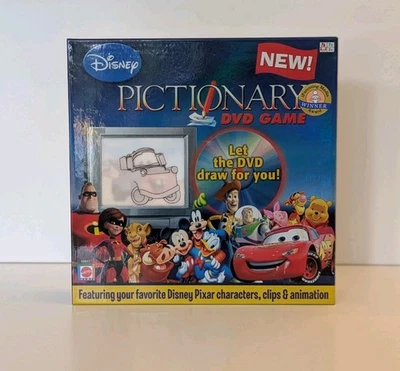 Disney Pictionary DVD Game – Family Fun Board Game – Complete – VGUC. - Image 1 of 4