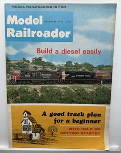 Model Railroader December 1967 Good Track Plan For Beginner - Picture 1 of 1