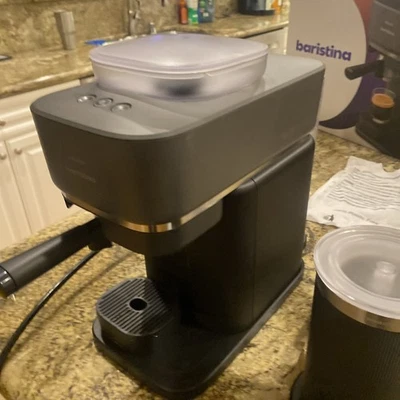 Cafetera espresso Philips Baristina BAR300 barista negra Foto 1 de 4