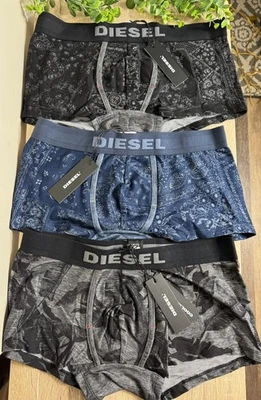 (3) Men’s Diesel Boxer Brief Underwear XL ~ Cool 360 Asst. Designs UMBX-Hero NWT - Image 1 of 4