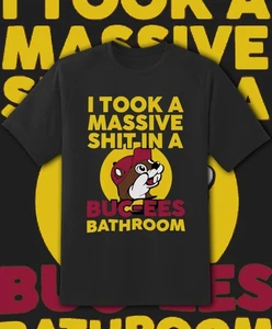 Buc-ees Bucees Bathroom T Shirt Adult & Youth sizes! Fast Ship! - Picture 1 of 3