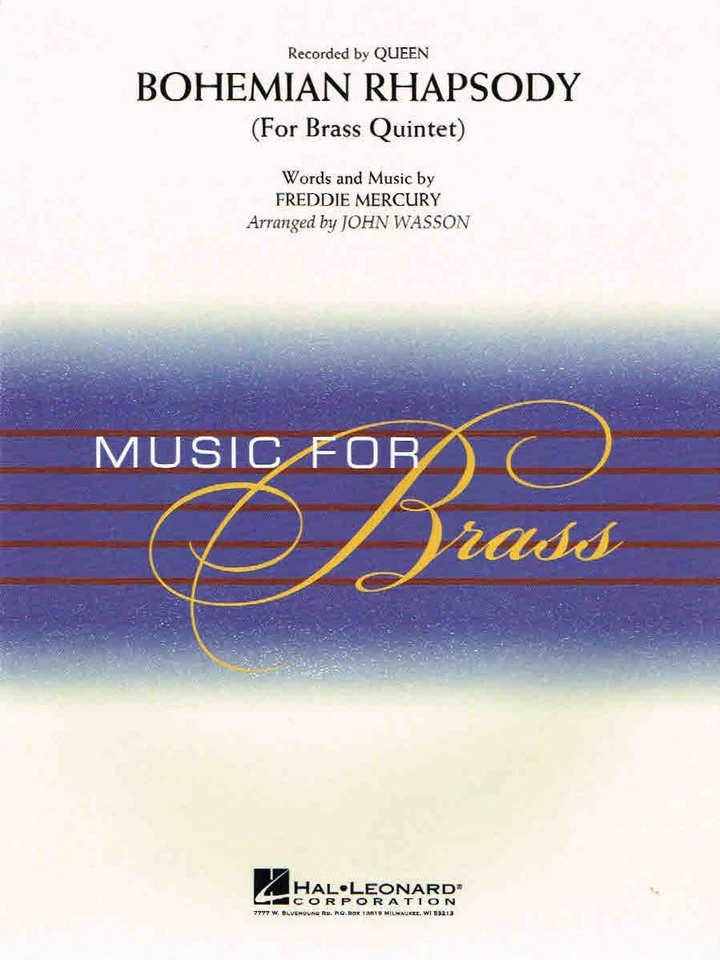 Bohemian Rhapsody for Brass Quintet Words and Music by Freddie Mercury (HL0400.. - Image 1 of 1