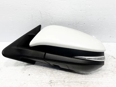 Espelho de porta lateral esquerda Toyota Highlander 2014-2019 ponto cego branco fabricante de equipamento original - Imagem 1 de 4