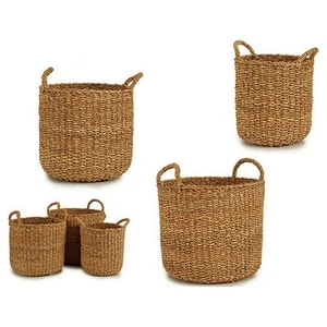 Juego de Cestos Gift Decor BDH-12 Marrón Algas marinas - Imagen 1 de 3