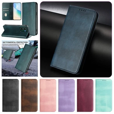 Case For Nokia C32 C12 G42 X30 Magnetic Wallet PU Leather Shockproof Phone Cover - Image 1 of 4