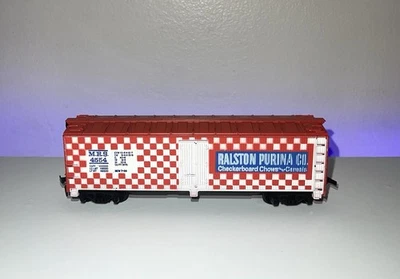 Rare - Tyco Red Roof HO scale 40’ Reefer “Ralston Purina” with All Steps - Image 1 of 4