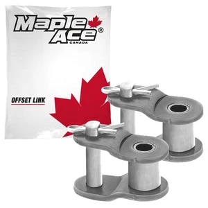 50H Offset Half Link for Heavy Duty Roller Chain Single Strand (Qty 2) - Picture 1 of 4