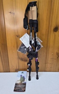 Trail Buddy UltraStrong verstellbare Walking Trekking Wanderstöcke schwarz/lila - Bild 1 von 11