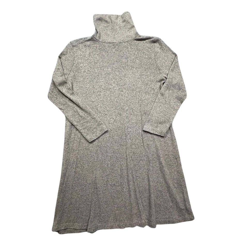 American Eagle Outfitters Dress Womens M Gray Marl Turtleneck Long Sleeve Tunic - Image 1 of 4
