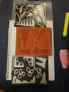 Stampin Up Whimsical Trees Photopolymer Stempelset & Weihnachten Stanzformen EUC - Bild 1 von 6