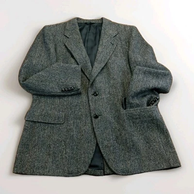 Casaco esportivo Kuppenheimer Harris tweed tecido à mão lã escocesa terno jaqueta blazer - Imagem 1 de 4