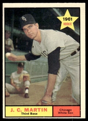 1961 Topps J.C. Martin Chicago White Sox #124 - Image 1 of 2