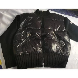 Gebrauchter Moncler Damen Daunenmantel mit Strickeinsatz Größe 2 - Bild 1 von 6