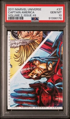 Marvel Universe Capitán América 2011 volumen 2 edición #8 #37 PSA 10 Foto 1 de 3