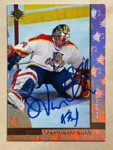 1996-97 SP In-Person Autograph John Vanbiesbrouck #61 READ DESCRIPTION - Picture 1 of 2
