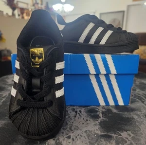 Adidas Niño 5K Zapatillas Superstar EL I EF5396 Negro/Blanco/Negro - Imagen 1 de 6