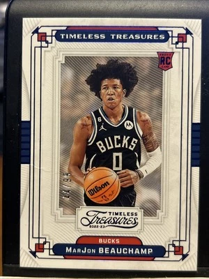 2022-23 Panini Chronicles Timeless Treasures MarJon Beauchamp #356 Blue /99 - Image 1 of 2