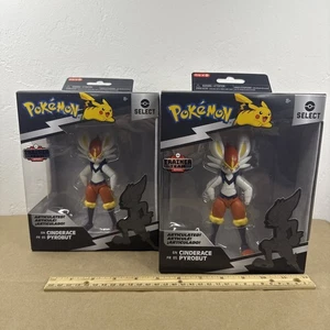Lotto 2 Action Figure Pokémon Select Series - Cinderace Edizione Limitata 6" Nuove con scatola - Foto 1 di 14