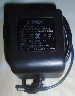 Fuente de alimentación adaptador de CA oficial OEM Sega Genesis modelo 2 Mk-2103 ¡PROBADO! Foto 1 de 4