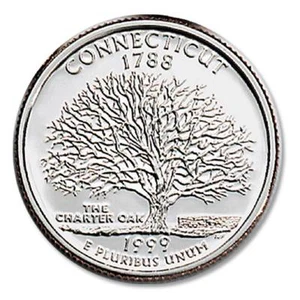 1999-S CONNECTICUT STATE PROOF QUARTER - Picture 1 of 1
