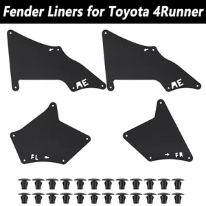 Protector contra salpicaduras forro guardabarros 4 piezas para Toyota 4Runner Lexus GX 460 470 2003-2022 - Imagen 1 de 12