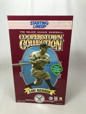 LOU GEHRIG NEW YORK YANKEES COOPERSTOWN VINTAGE 1996 STARTING LINEUP FIGURE Cover