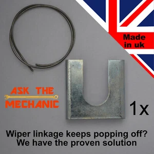 Fits Vauxhall Vectra C Signum Wiper Motor Linkage Repair Channel Clip 05-09 VX - Picture 1 of 10