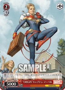 “ORIGIN” Captain Marvel MAR/S113-068 U Weiss Schwarz Marvel Vol 2 JP Card - Picture 1 of 1