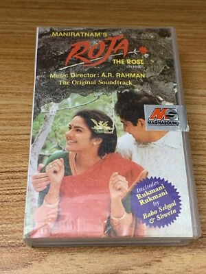 Maniratnam's Roja, The Rose (In Hindi) A.R. Rahman (Cassette, 1993) Bollywood - Image 1 of 4