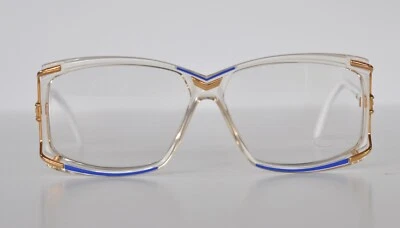 Anteojos Cazal Vintage - NOS - Modelo 179 - Col.263 - Dorado y Azul, Blanco, Transp Foto 1 de 3