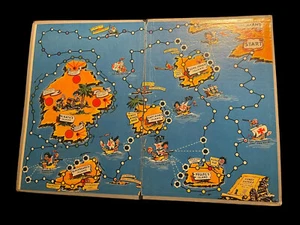 Rare 1942 Corey Games Pirate’s Island Game Board Only. - Picture 1 of 2
