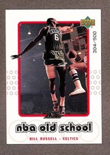 1999 Upper Deck Retro NBA Old School #S15 Bill Russell /500