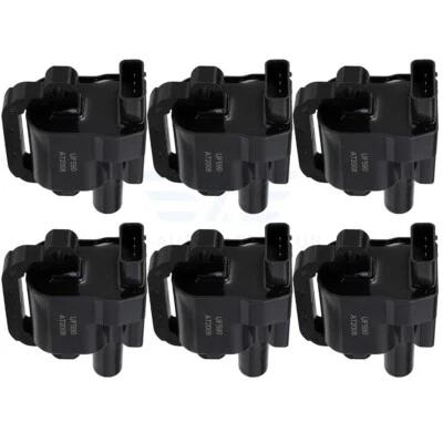 6x Ignition Coils For 2005-2007 Land Rover LR3 SE Sport Utility 4-Door 4.0L V6 - Image 1 of 4