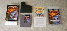 Gun Nac Gun-Nac Nintendo NES Game Complete CIB w Box Inserts & Guidebook Manual!