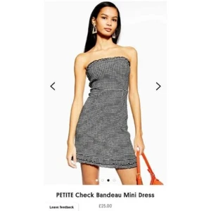 Topshop Black & White Frilly Strapless Bodycon Mini Dress Size 6 Petite - Picture 1 of 11