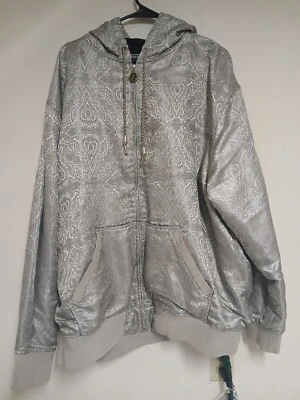 Sudadera con Capucha Cremallera Completa Enyce Talla 3XL PLATINO Y PLATA Foto 1 de 4