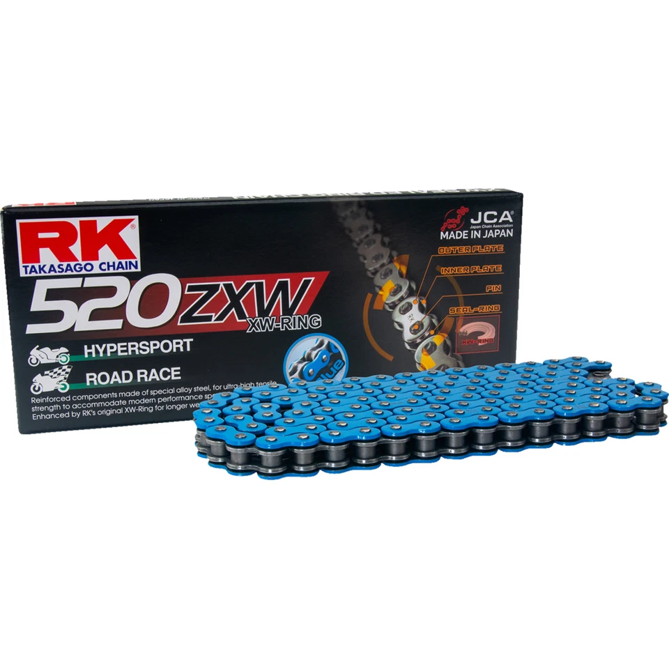 RK 520ZXW XW-Ring Blue Chain 150 Links (BB520ZXW-150) - Image 1 of 1