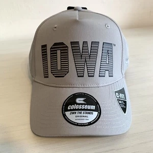Iowa Hawkeyes Hat Stretch Fit M/L Gray - Picture 1 of 6