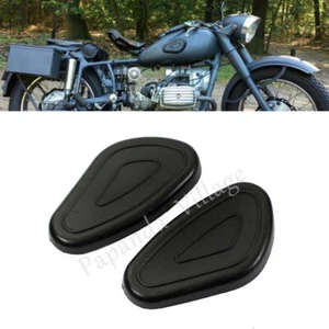 For BMW M72 R66 DBK KS KS750 R12/R75/R51/R61 Fuel Tank Knee Rubber Pads Black - Picture 1 of 12