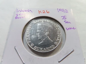 K26 Indonesia Irian Barat 1962 25 Sen UNC - Picture 1 of 2