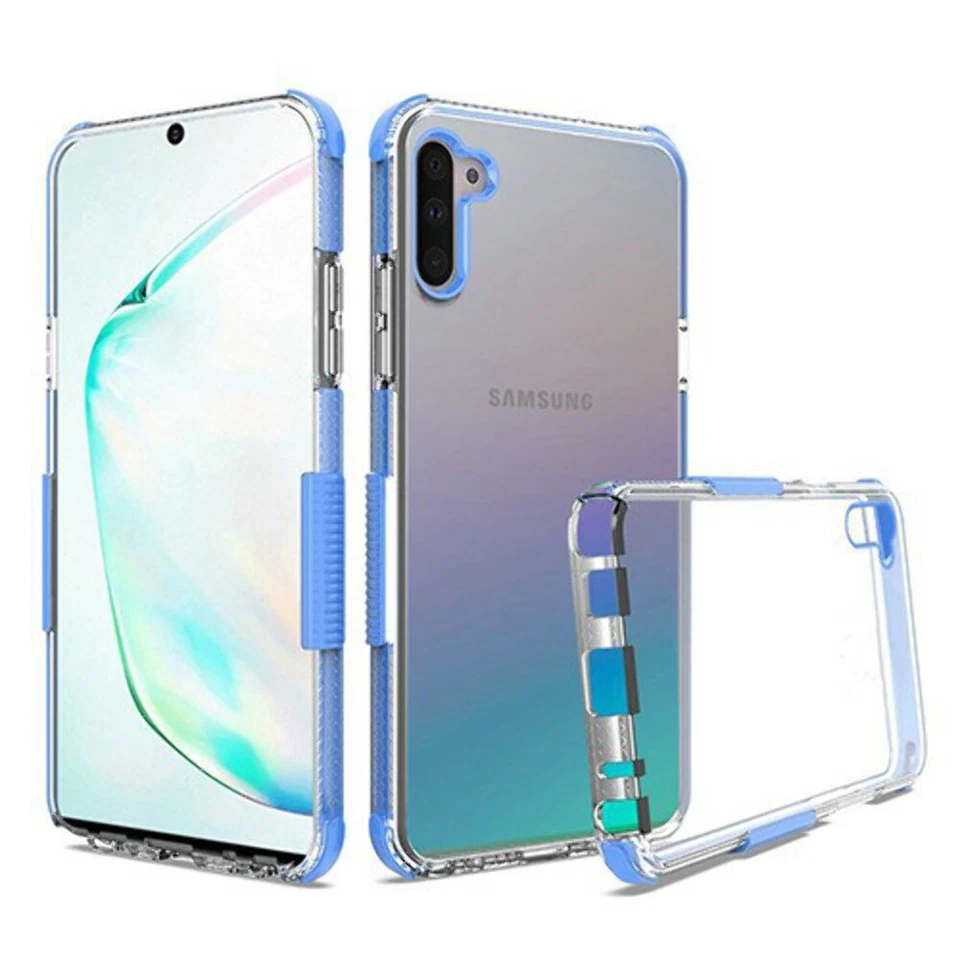For Samsung Note 10 Edge Sturdy Shockproof Bumper Transparent PC TPU Case CLEAR/ - Imagem 1 de 2