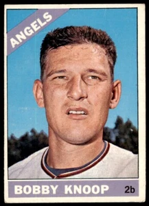 1966 Topps Baseball Card (Damaged) Bobby Knoop California Angels #280 - Picture 1 of 2