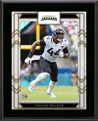 Travon Walker Jacksonville Jaguars 10.5" X 13" Sublimated Player Plaque Cover