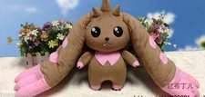 Digital Monster White Lopmon Digimon Adventure Terriermon Doll Toy Handmade 18"