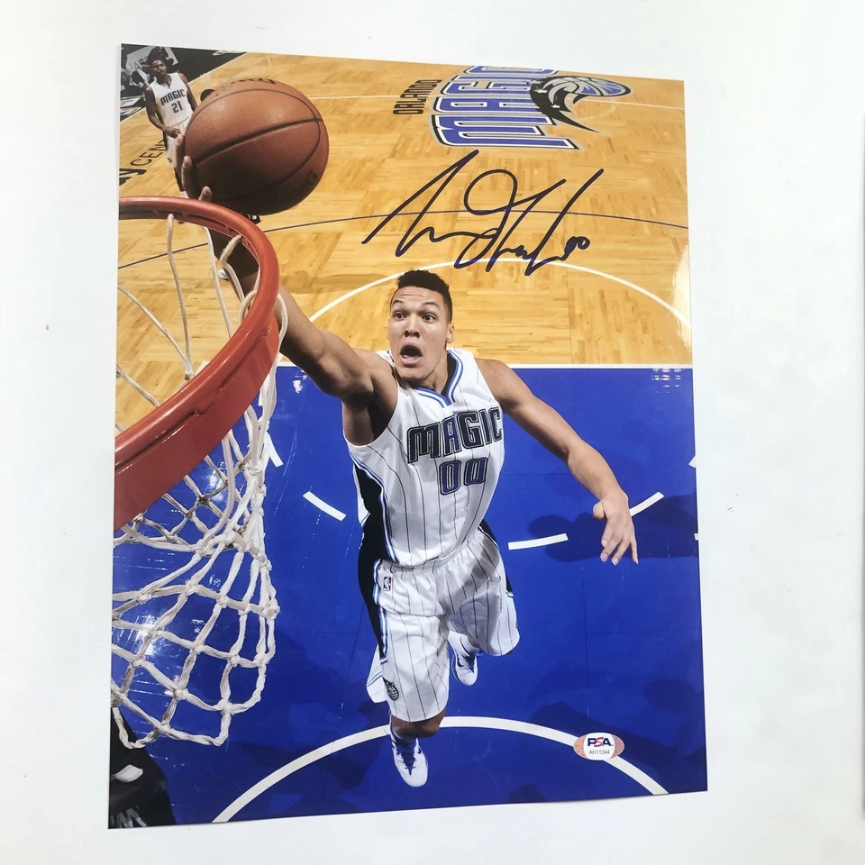 Foto firmada por Aaron Gordon 11x14 PSA/DNA Orlando Magic autografiada tío Drew Foto 1 de 1