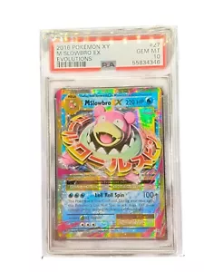 PSA 10 Pokémon TCG Mega-Slowbro-EX Evolutions 27/108 Holo - Bild 1 von 1