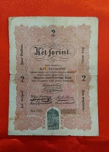 HUNGARY - 2 FORINT BANKNOTE 1848 . UNDATED- KOSUT LAJOS REVOLUTION - Bild 1 von 2