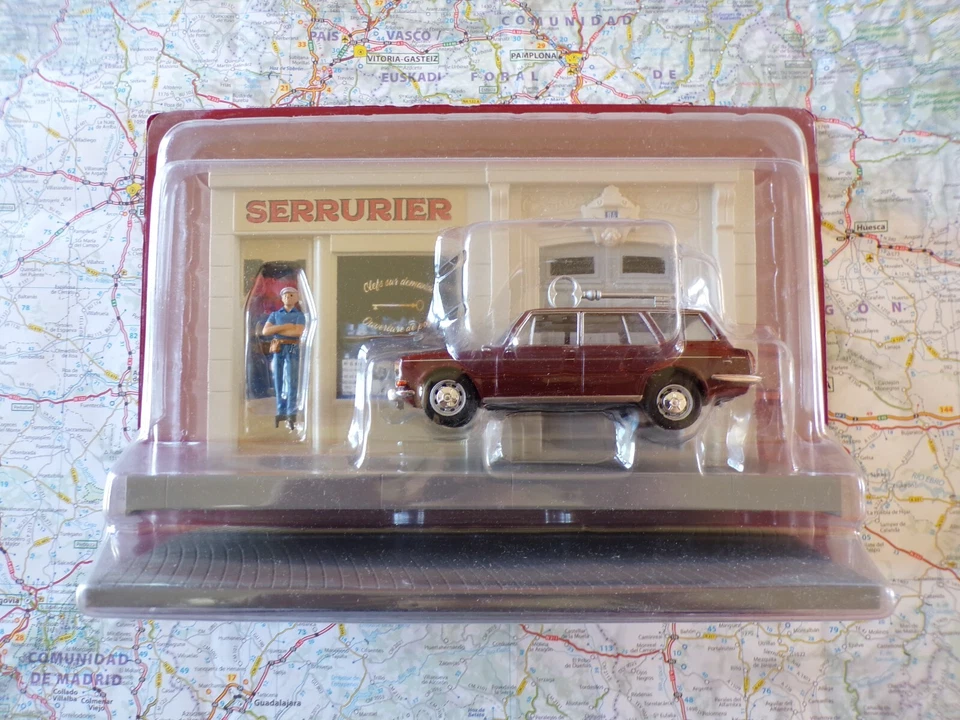 SIMCA 1501 Break "Le Serrurier" IXO avec Diorama 1/43 en blister - Photo 1/1