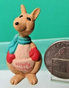 Hallmark Merry Miniature Christmas 1990 KANGAROO - Picture 1 of 9